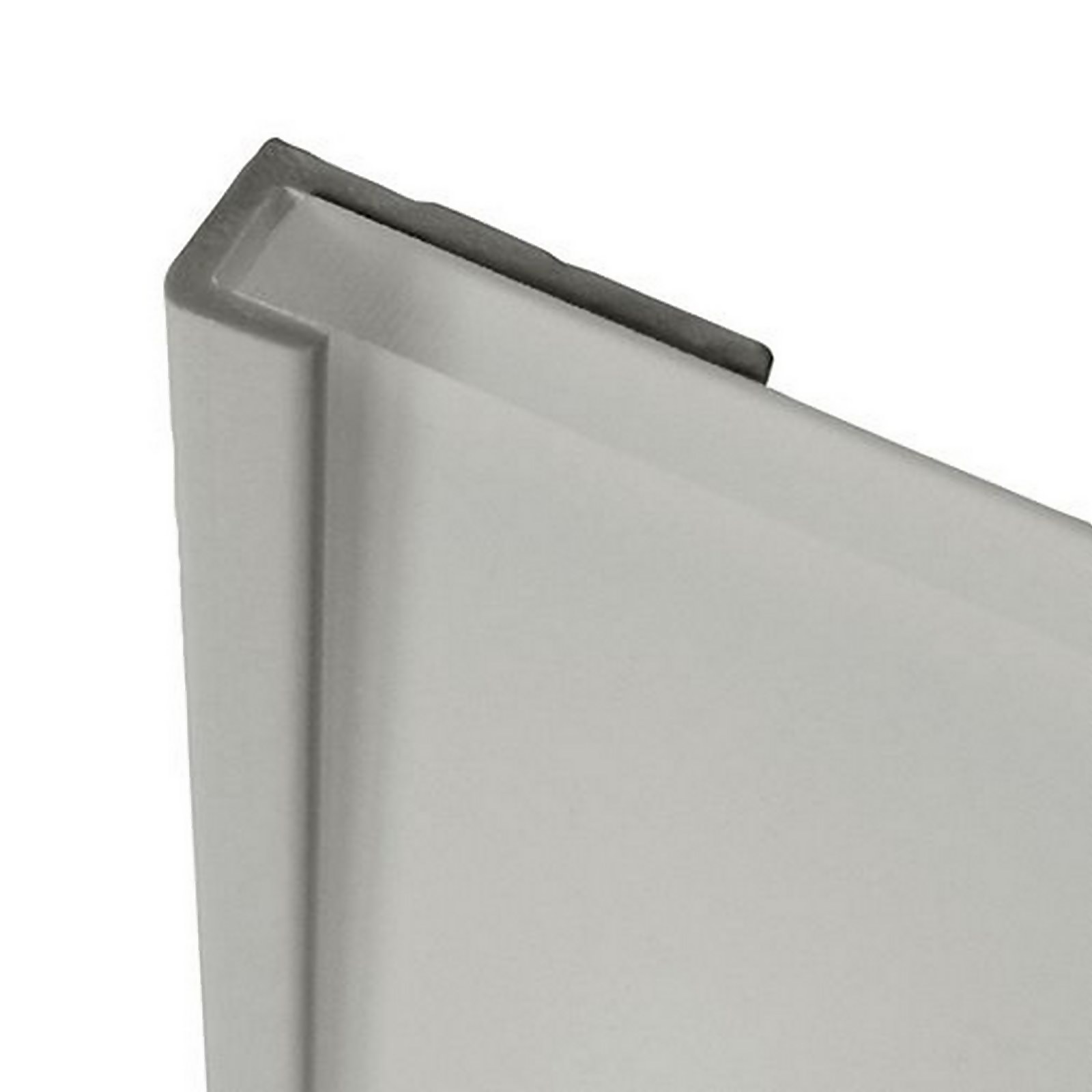 Bathstore Wetwall Acrylic End Cap - Light Grey | Compare The Build