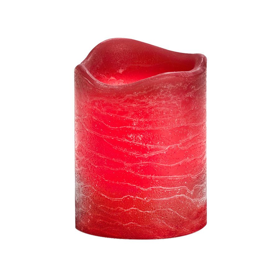 Inglow Flameless Pomegranate Pillar Candle Price Comparisons | Compare The Build