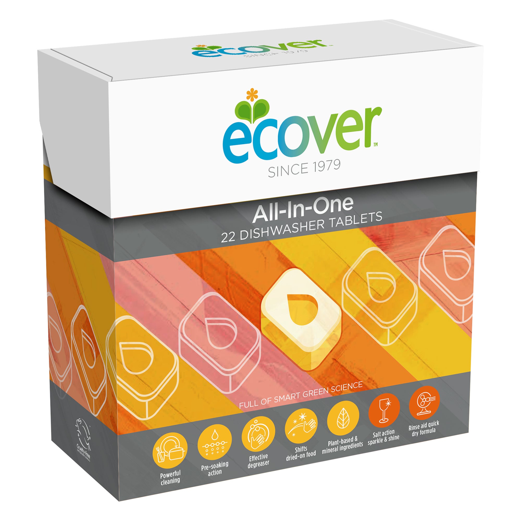 Pack Of 22 Ecover All In One Dishwasher Tablets Clear Price Comparisons | Compare The Build