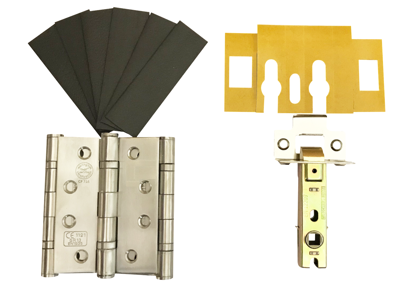 Firestop Fire Door Grade 13 Hinge & Latch Pack Stainless Steel | Compare The Build