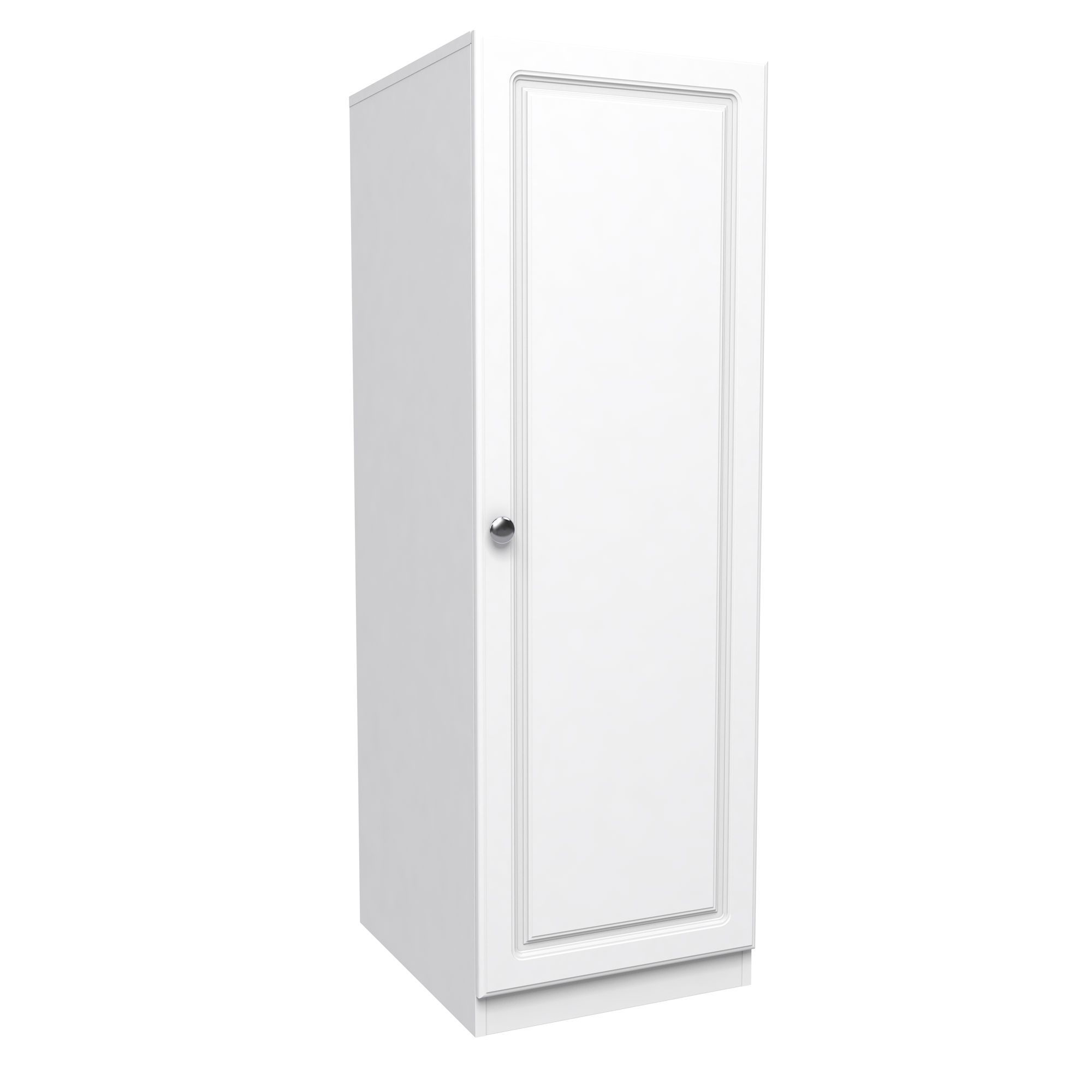 Darwin White 1 Door Wardrobe (H)1506mm (W)500mm Price Comparisons | Compare The Build