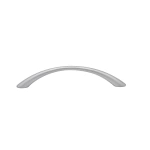 Wickes Tapered Bow Door Handle - Satin Nickel Plastic 96mm Pack of 2 Price Comparisons | Compare The Build