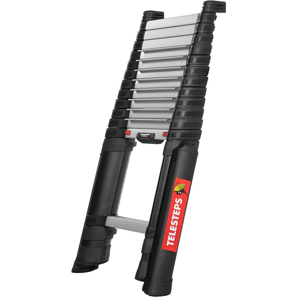 Telesteps Prime Line Telescopic Ladder with Deployable Stabiliser Legs - 4.1 meters 70241-781 Price Comparisons | Compare The Build