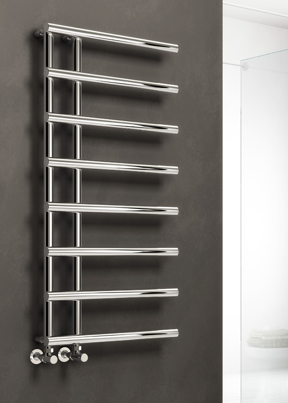 Reina Matera Designer Rail, Chrome, 772x500mm Price Comparisons | Compare The Build