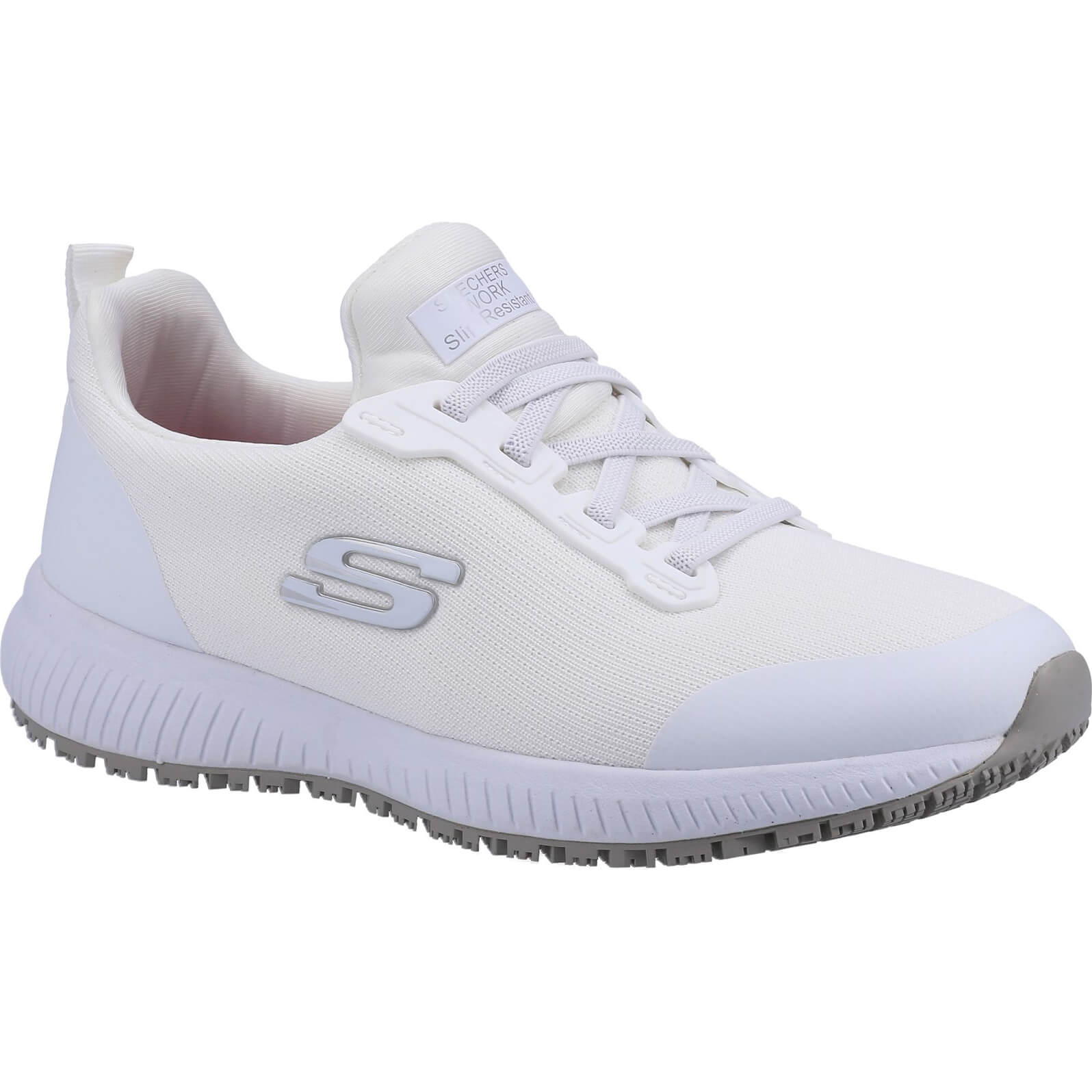 Skechers Work Ladies Squad Safety Shoe White Size 6 Price Comparisons | Compare The Build