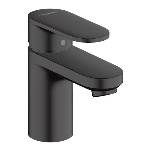 hansgrohe Vernis Blend Cloakroom Mini Mono Basin Mixer Tap 70 CoolStart Matt Black - 71584670 Price Comparisons | Compare The Build