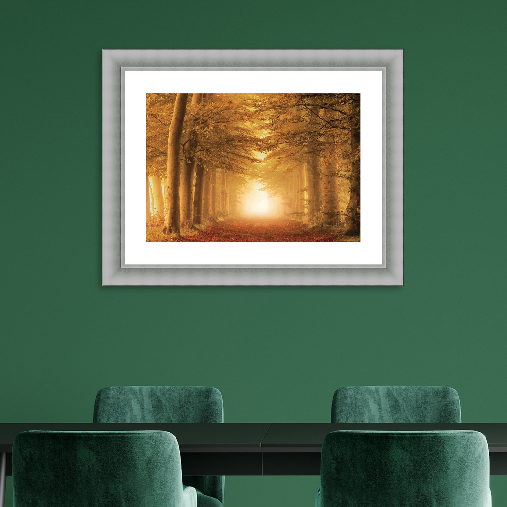 The Art Group Autumn Feelings Framed Print Orange Price Comparisons | Compare The Build