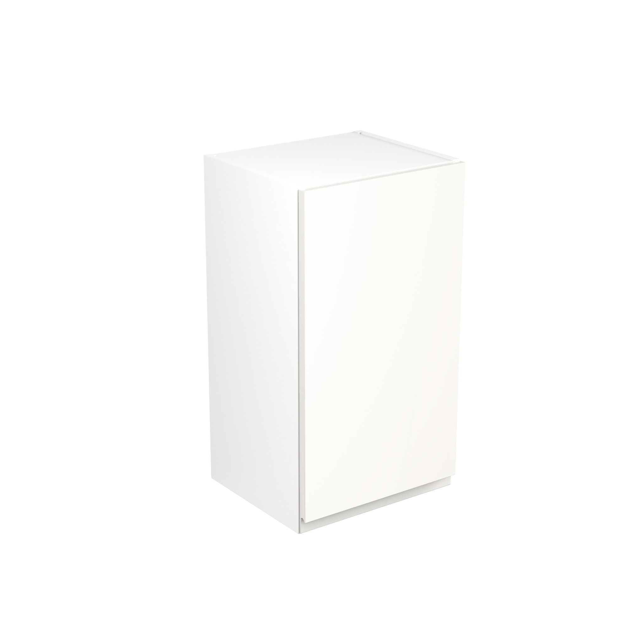 Flatpack Wall Unit J-pull Super Gloss White 400mm - FKKJ0012 | Compare The Build