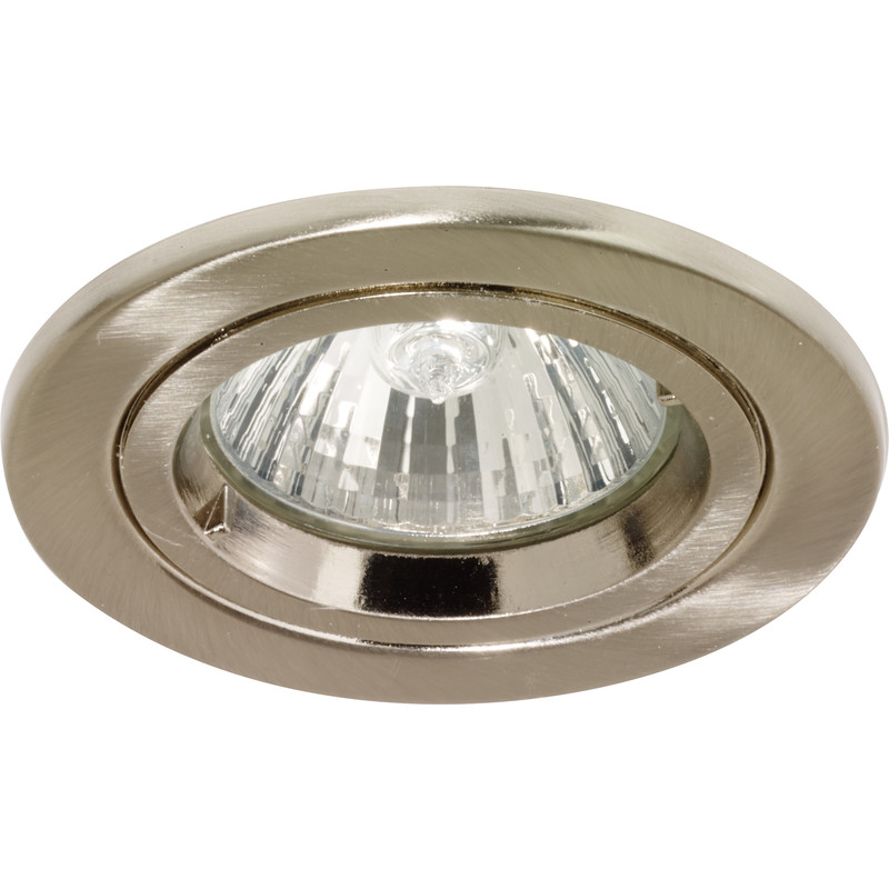 Halolite Cast Ring 240V/12V Fixed Downlight Satin in Nickel Steel Price Comparisons | Compare The Build