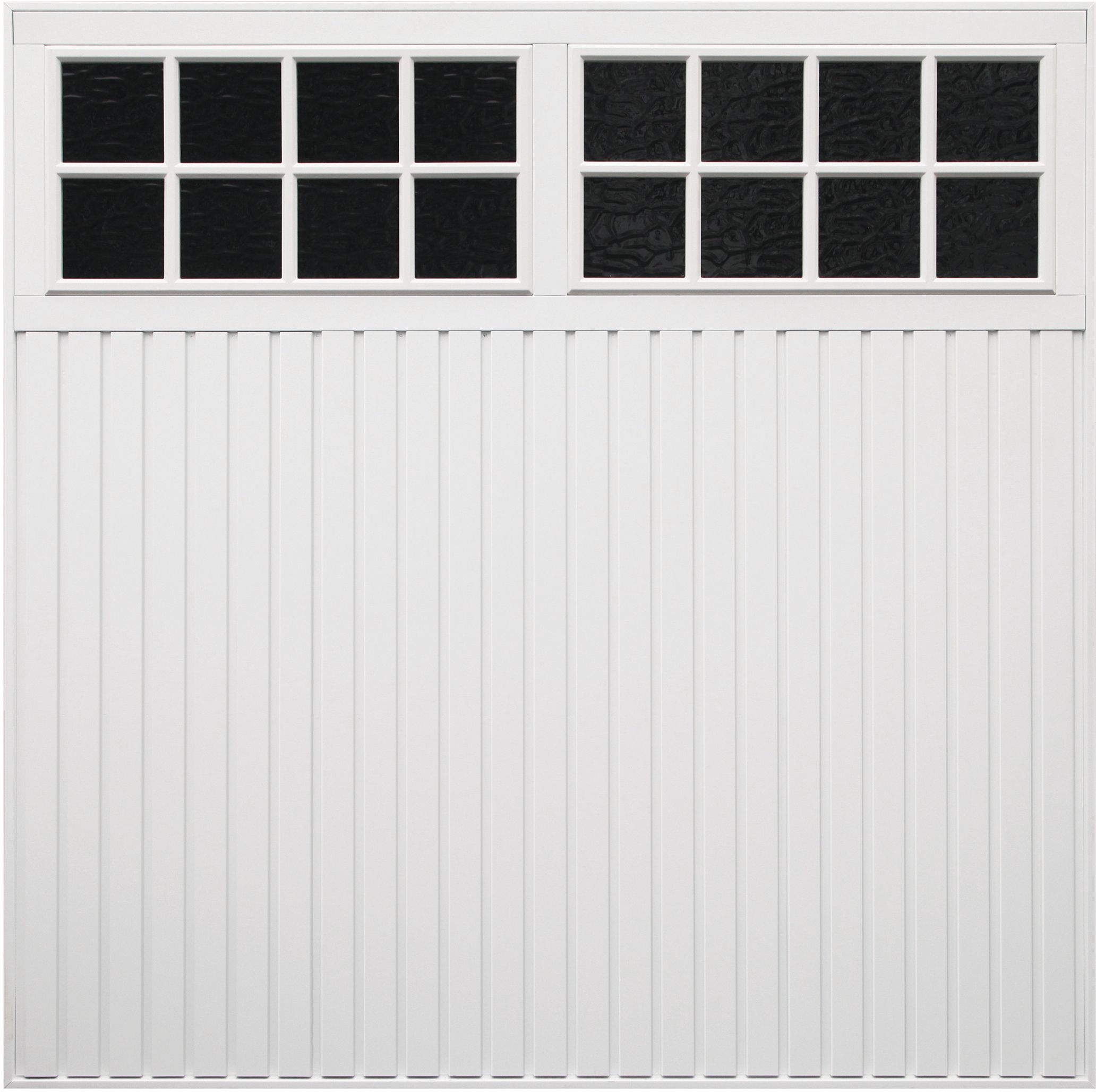 Chicago Made To Measure Framed White Retractable Glazed Garage Door Price Comparisons | Compare The Build