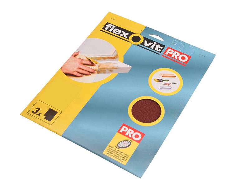 Flexovit FLV26312 Aluminium Oxide Sanding Sheets 230 x 280mm Medium 80G  (3) Price Comparisons | Compare The Build