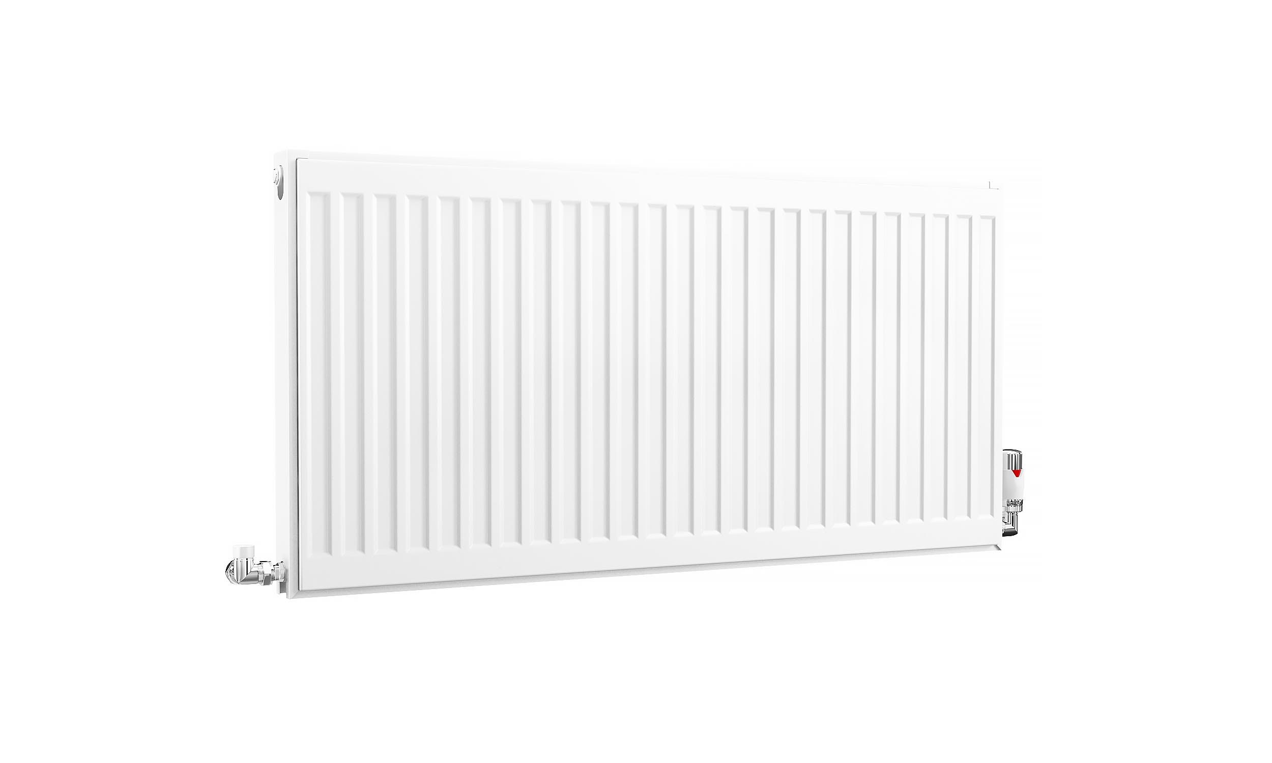 Kartell K-Rad Compact Horizontal Radiator, White, 500mm x 1000mm - Double Panel, Single Convector Price Comparisons | Compare The Build