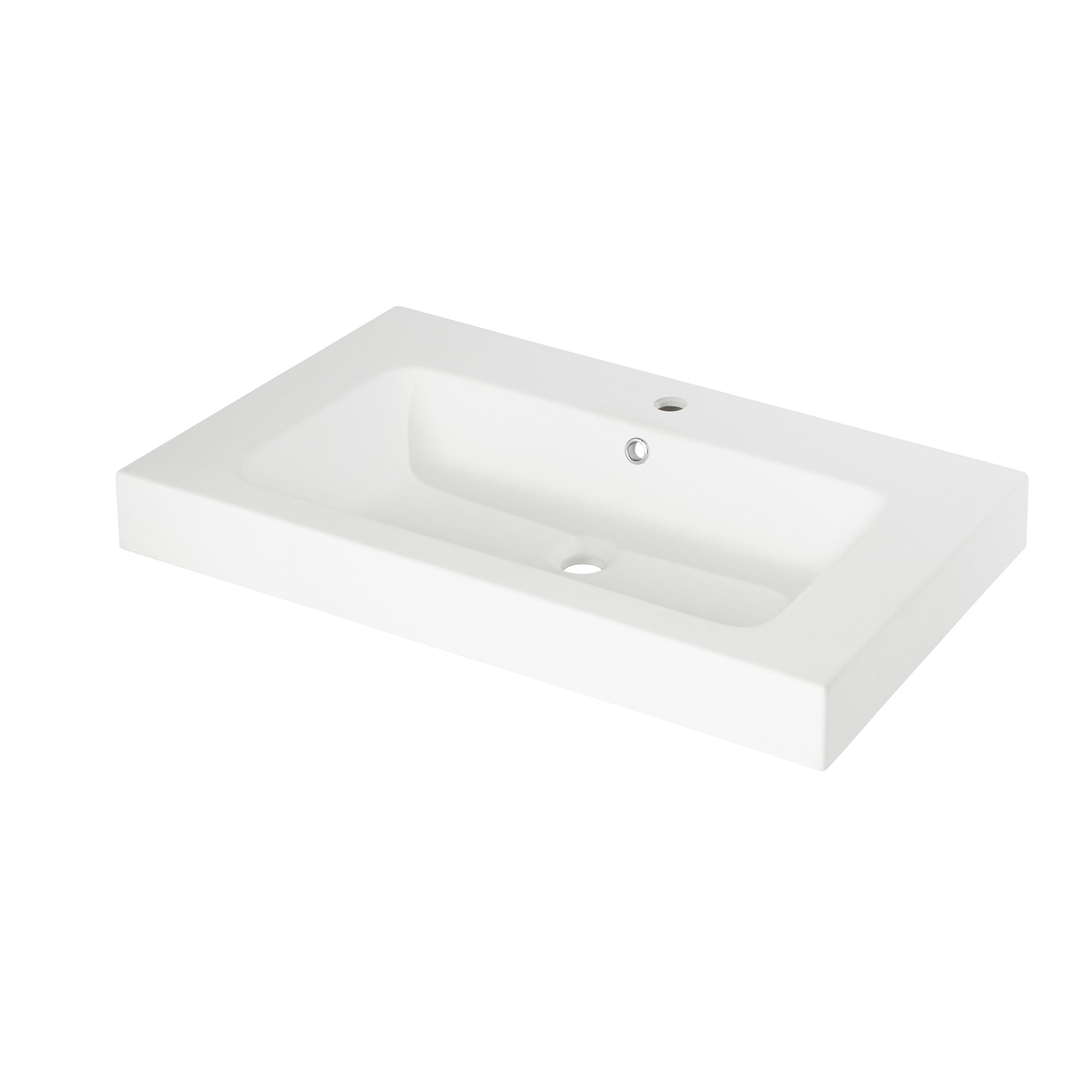 GoodHome Duala Resin Central Worktop With Integrated Basin (W)800mm | Compare The Build