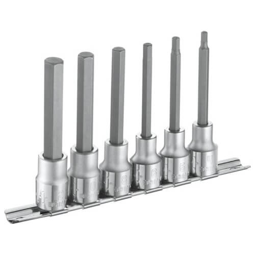 Expert by Facom 6 Piece 1/2" Drive Long Reach Hexagon Bit Set 1/2" Price Comparisons | Compare The Build