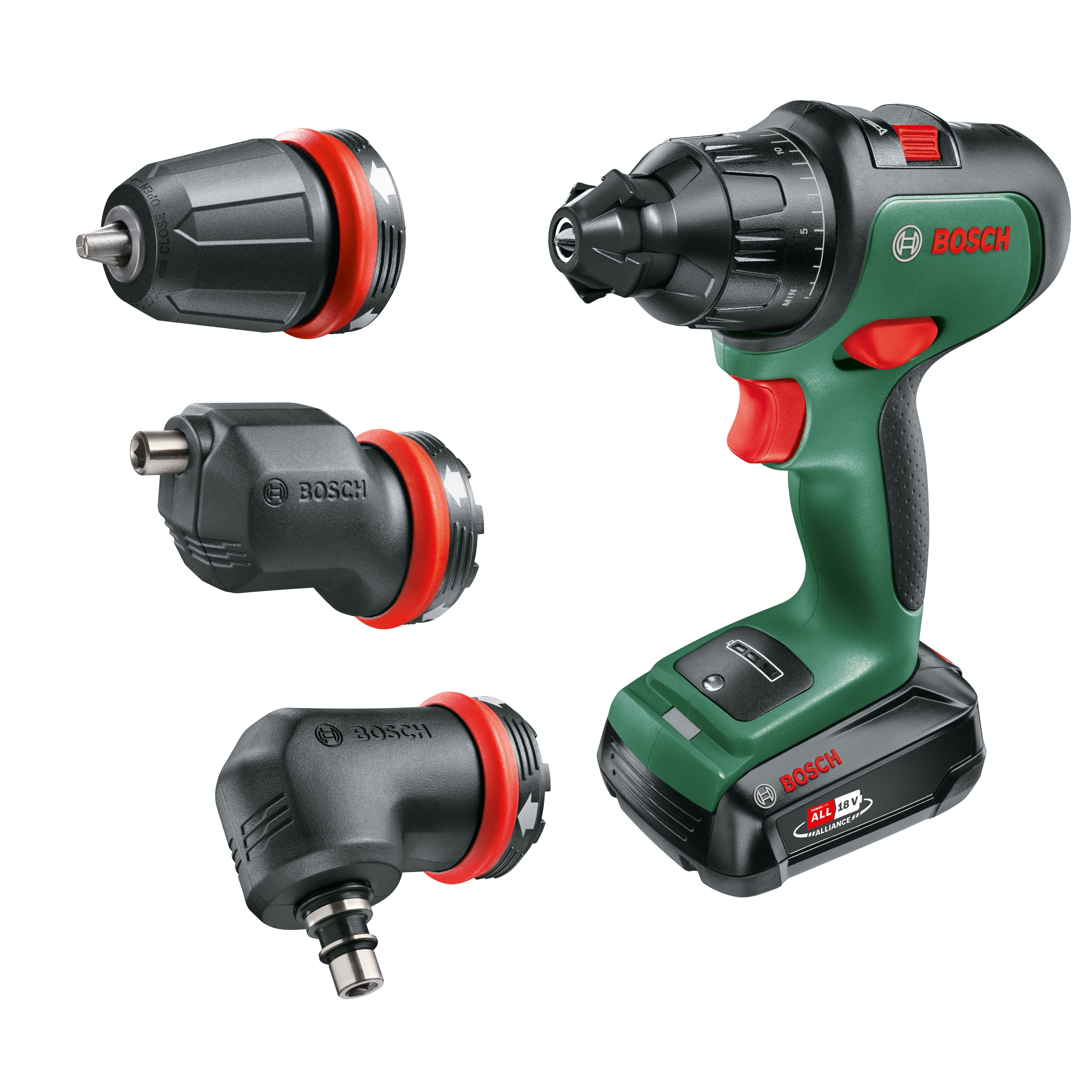 Bosch 3 attachment 18V 2.5Ah Li-ion Cordless Combi drill Advanced Impact 18 Price Comparisons | Compare The Build