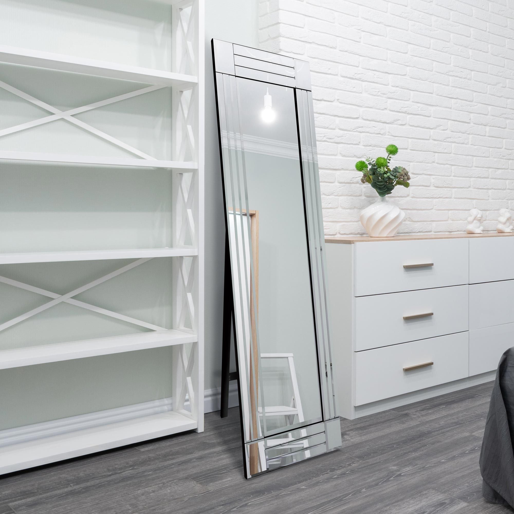 Loxeley Free Standing Mirror, 150x40cm Clear Price Comparisons | Compare The Build