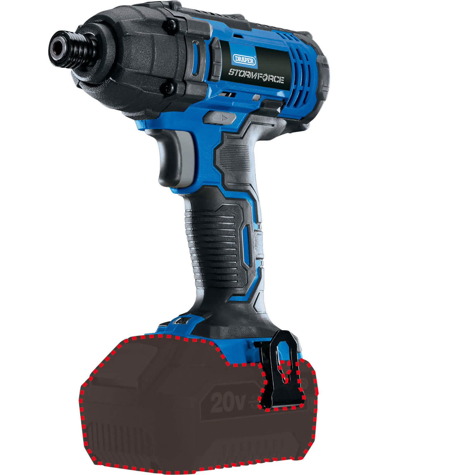 Draper CID20SF Storm Force 20V Cordless Impact Driver No Batteries No Charger No Case Price Comparisons | Compare The Build