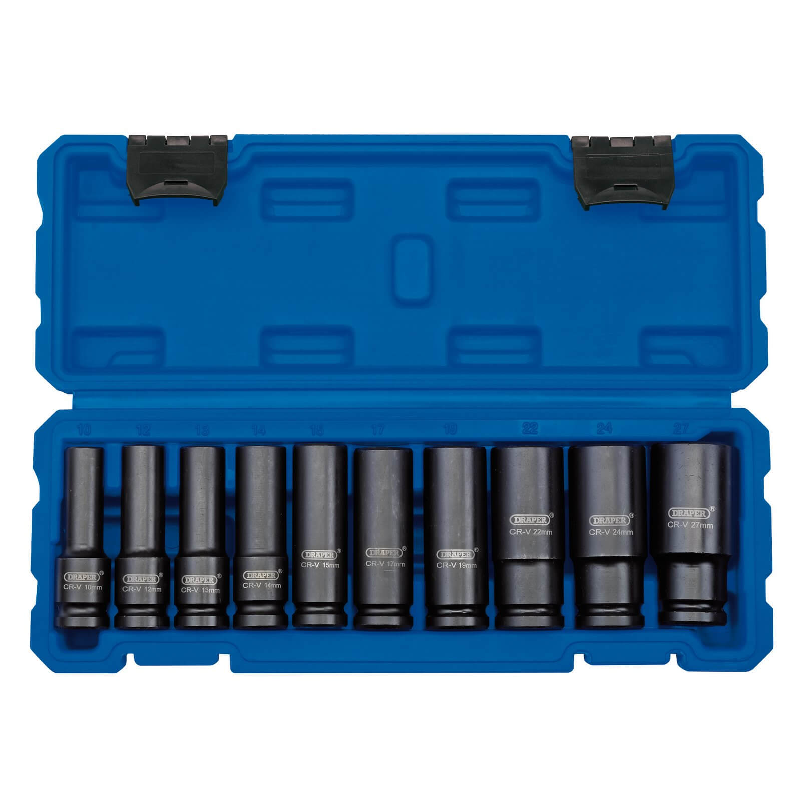 Draper 10 Piece 1/2" Drive Deep Impact Hex Socket Set Metric 1/2" Price Comparisons | Compare The Build