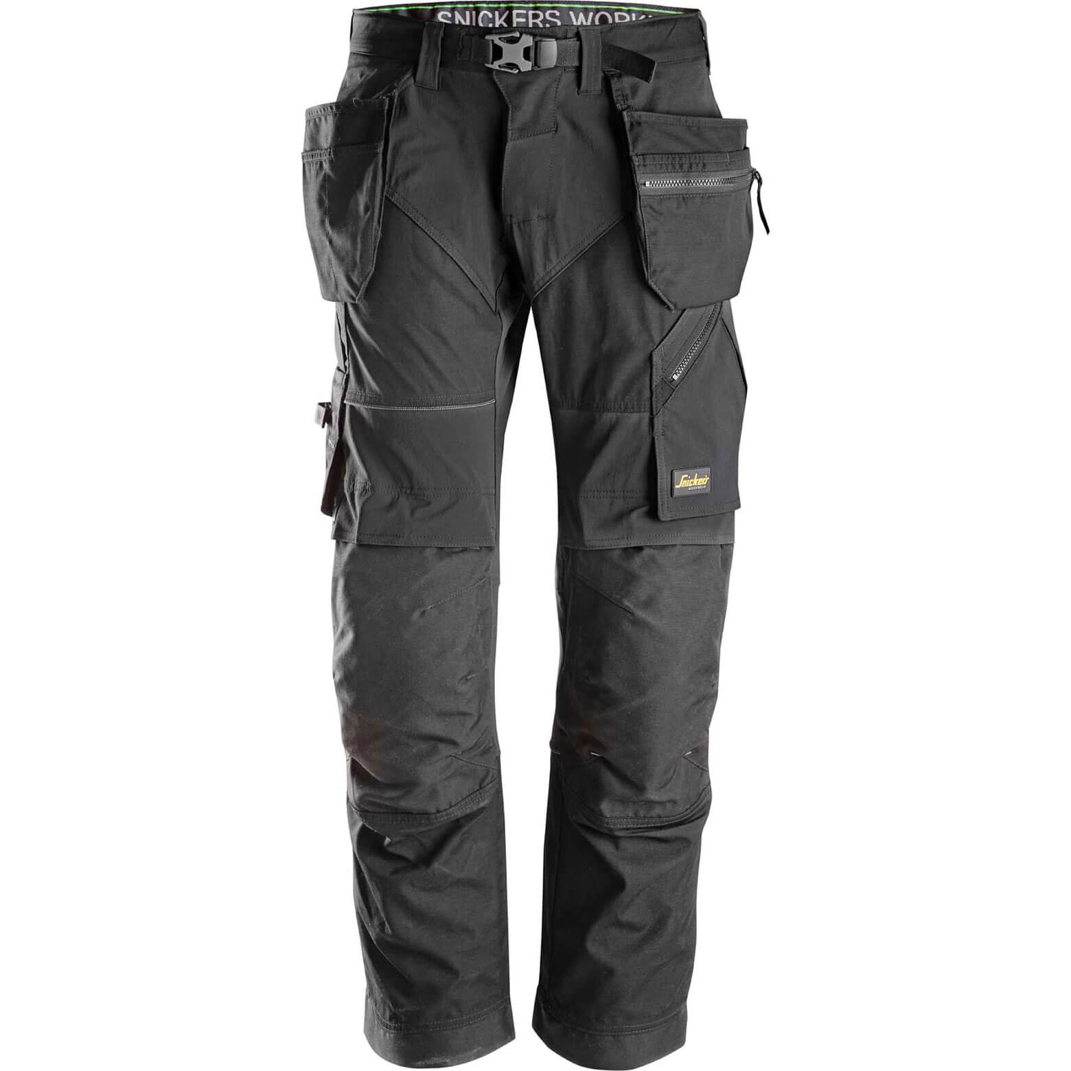 Snickers 6902 Flexiwork Work Holster Pocket Trousers Black 36" 28" Price Comparisons | Compare The Build