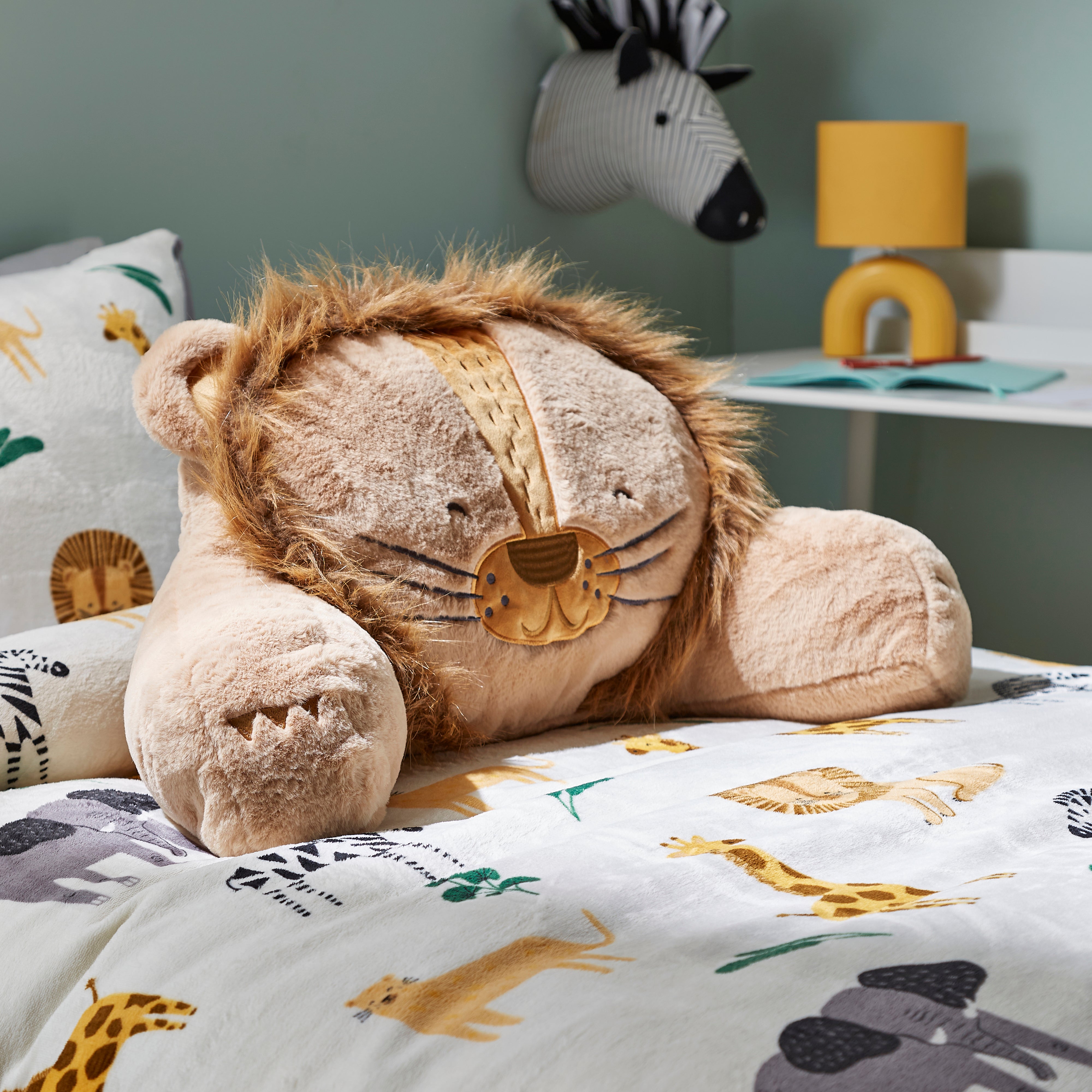 3D Lion Cuddle Cushion Brown Price Comparisons | Compare The Build