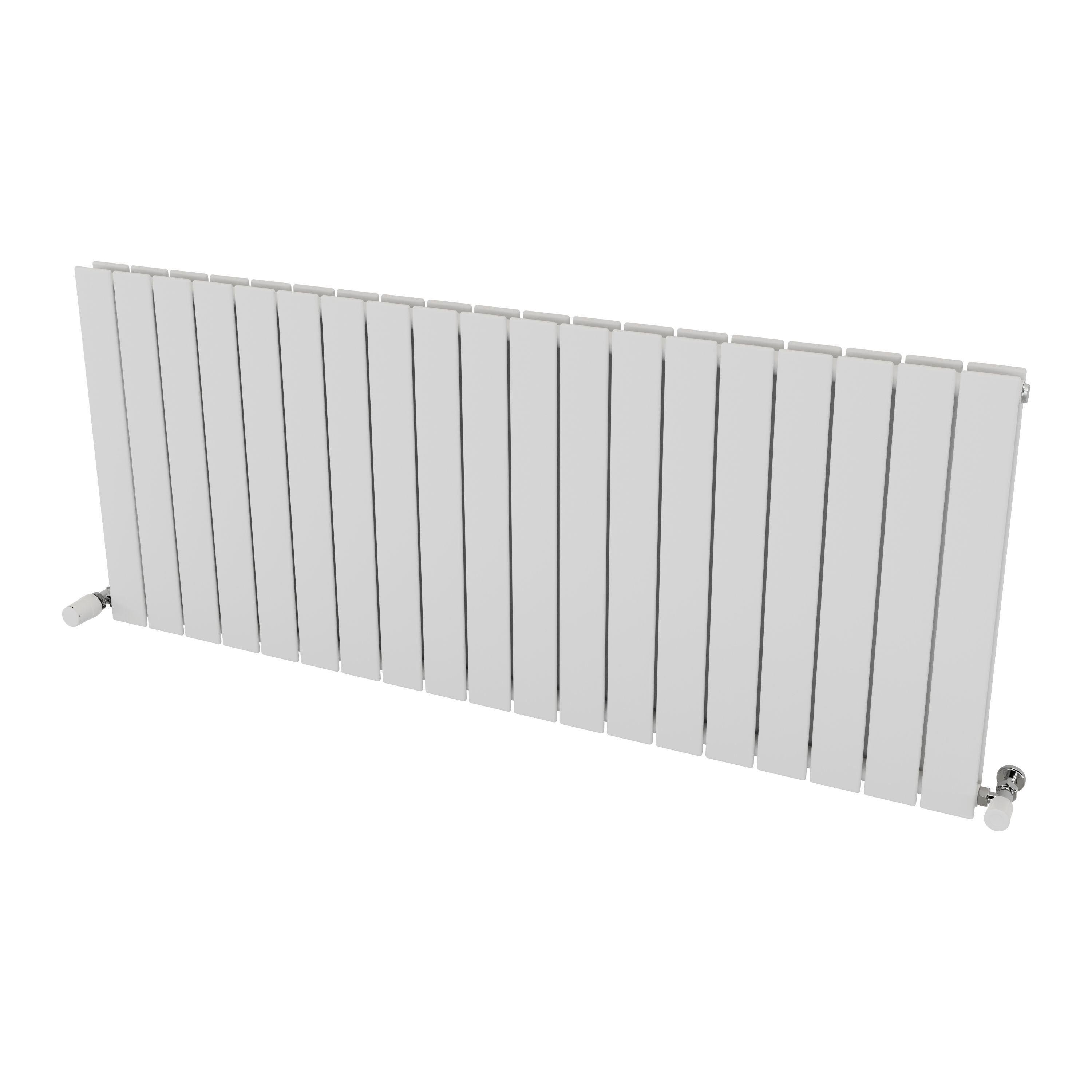 Ximax Vertirad Duplex Satin White Horizontal Designer Panel Radiator, (W)1420mm X (H)600mm Price Comparisons | Compare The Build