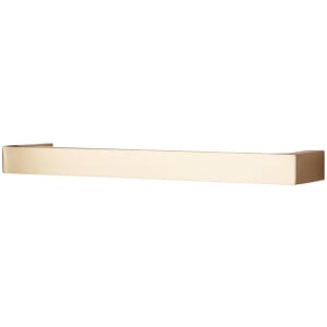 Towelrads Elcot Brushed Brass Dry Electric Towel Bar - 450mm | Compare The Build