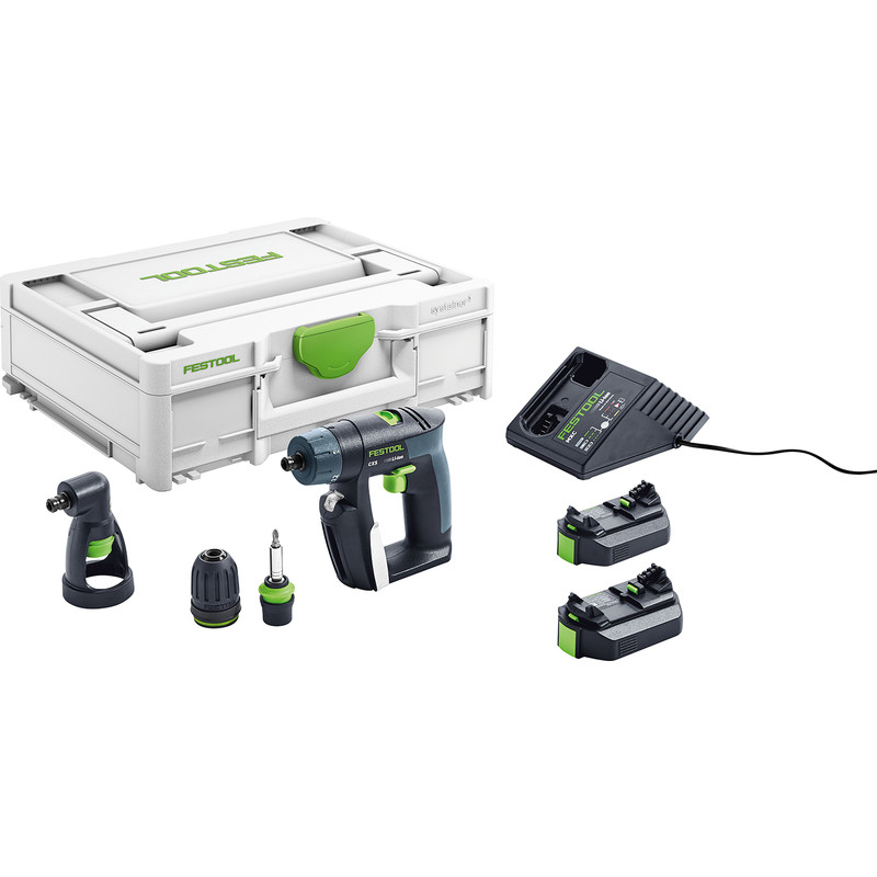 Festool CXS 12V Cordless Drill 2 x 2.6Ah Plastic Price Comparisons | Compare The Build