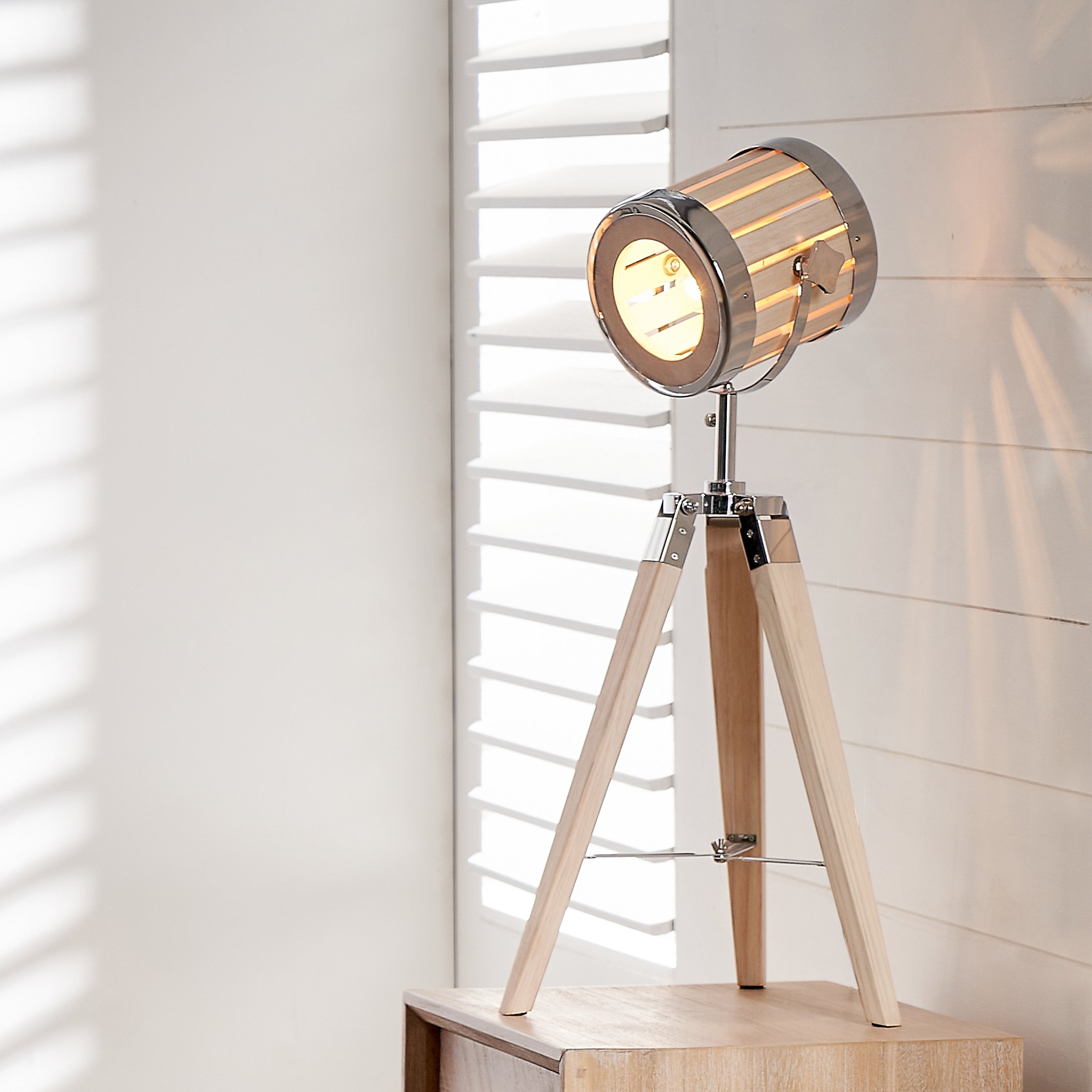 Staithes Marine Tripod Table Lamp Natural Price Comparisons | Compare The Build