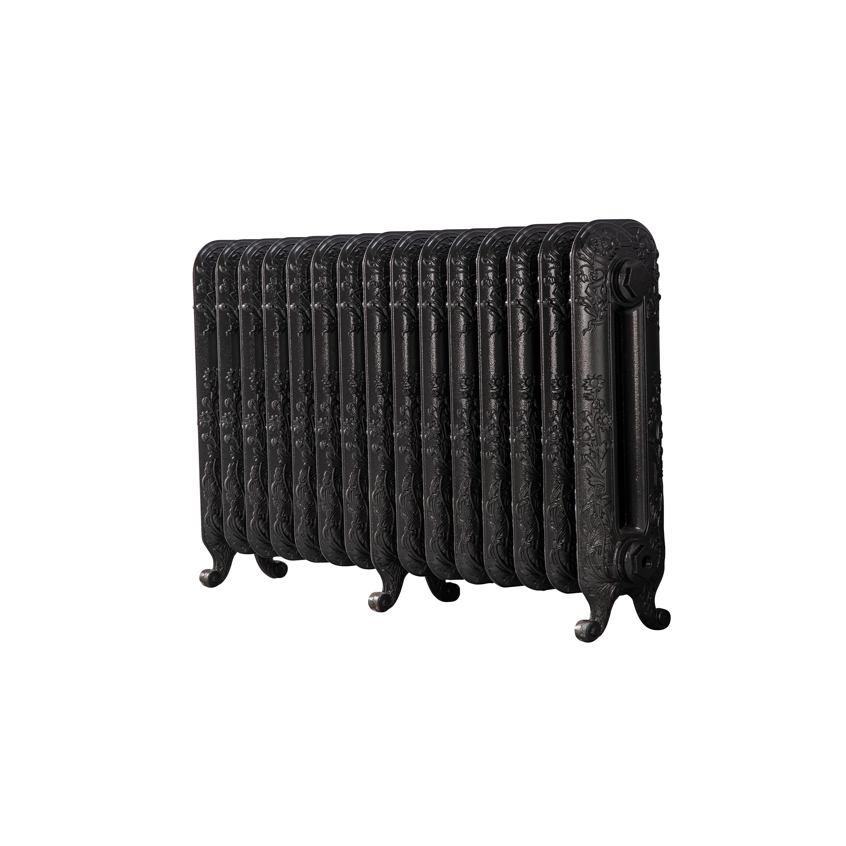 Arroll Daisy Cast Iron Pewter 15 Column Radiator, (W)1009mm X (H)597mm | Compare The Build