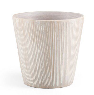 Nurgul Grey Terracotta Plant Pot (Dia)20Cm Price Comparisons | Compare The Build