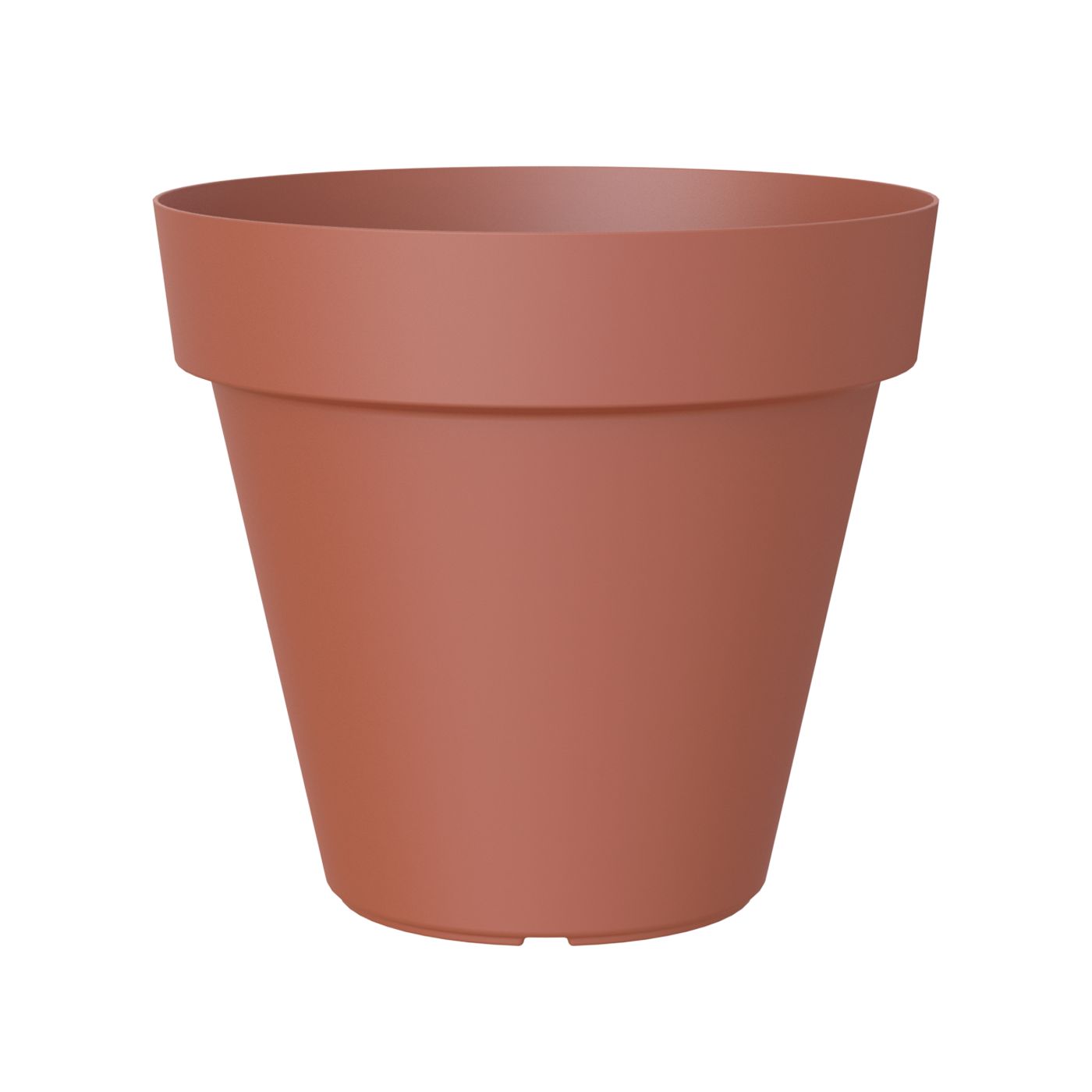 Capri Terracotta Polypropylene (Pp) Plain Round Plant Pot (Dia)80Cm Price Comparisons | Compare The Build