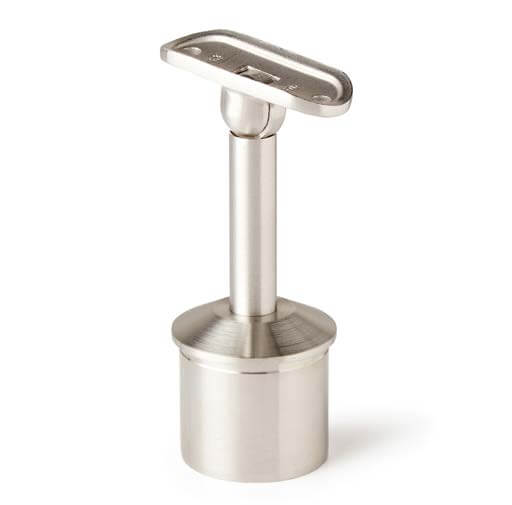 Stainless Steel Balustrade Handrail Spigot Saddle Adjustable - 48.3mm Diameter | Compare The Build