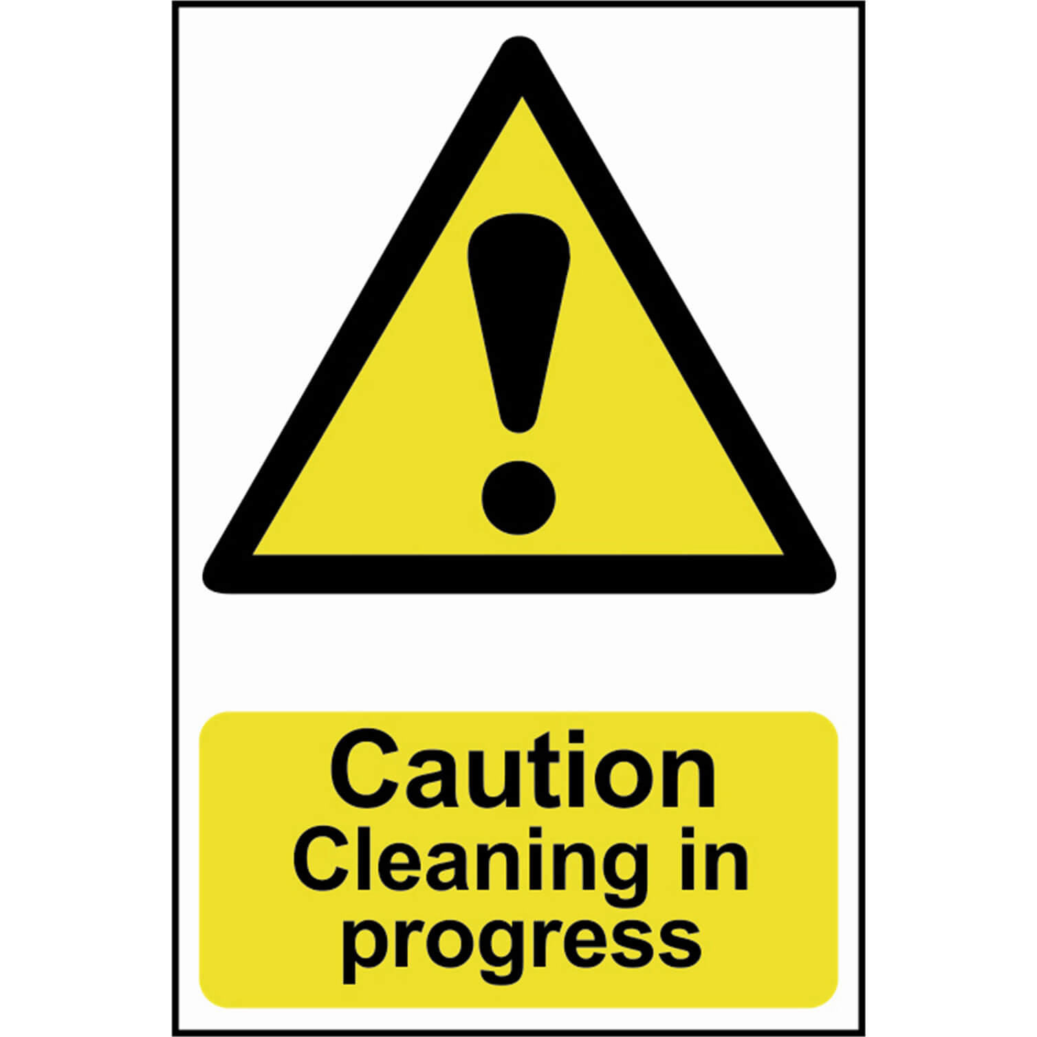 Scan Caution Cleaning In Progress Sign 200mm 300mm Standard Price Comparisons | Compare The Build