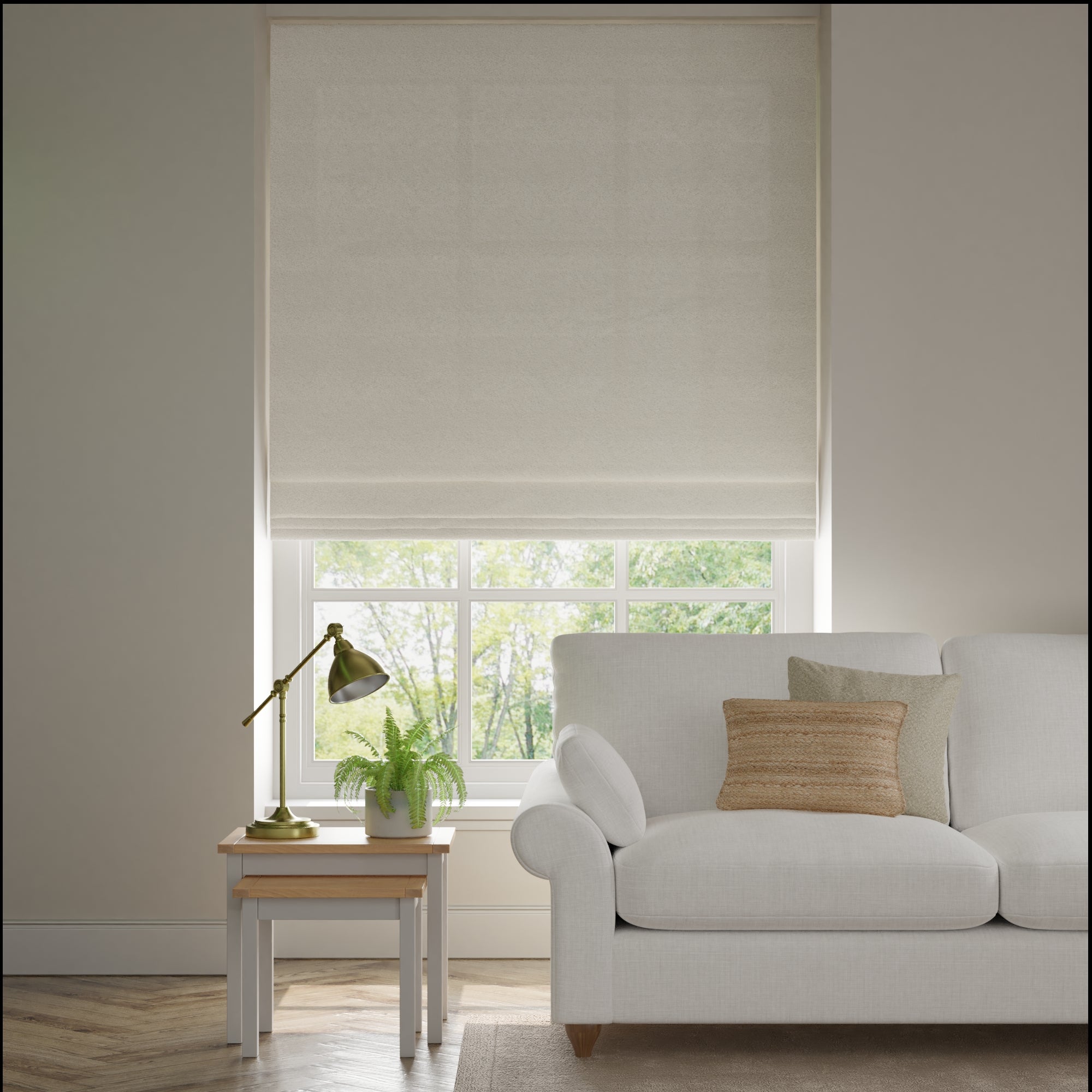 Churchgate Boucle Made to Measure Roman Blind Churchgate Boucle Ivory Price Comparisons | Compare The Build
