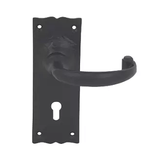 Black Antique Ornate Lever Lock Door Handle Price Comparisons | Compare The Build