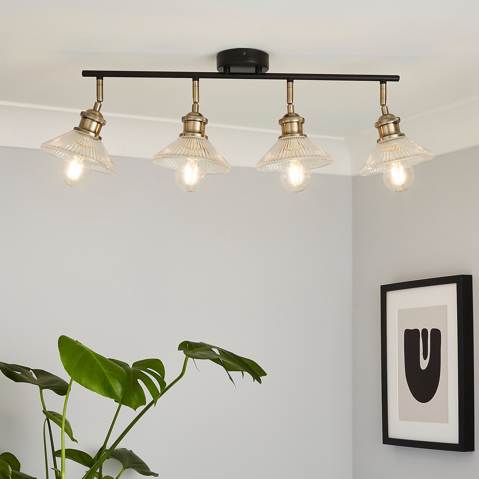 Edale 4 light Flush Ceiling Light Price Comparisons | Compare The Build