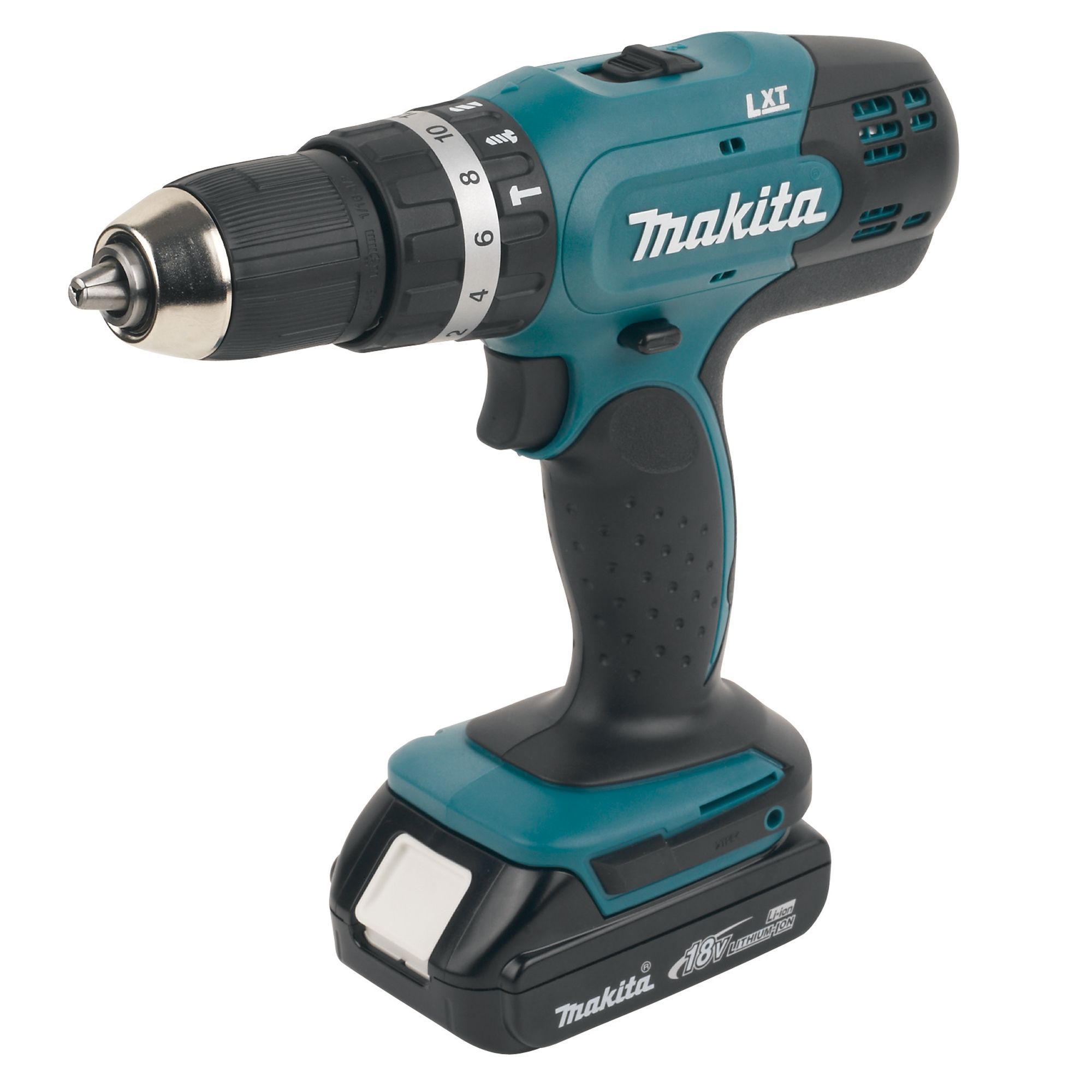 Makita Lxt Cordless 18V 1.5Ah Li-Ion Combi Drill 2 Batteries Dhp453Sye | Compare The Build