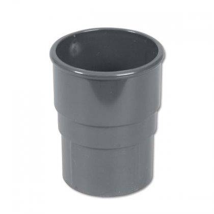 FloPlast Grey Round Downpipe Socket RS1.G Price Comparisons | Compare The Build