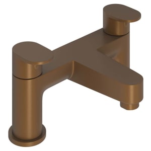 Beckington Double Lever Deck Mounted Bath Filler Tap - Brushed Bronze Price Comparisons | Compare The Build