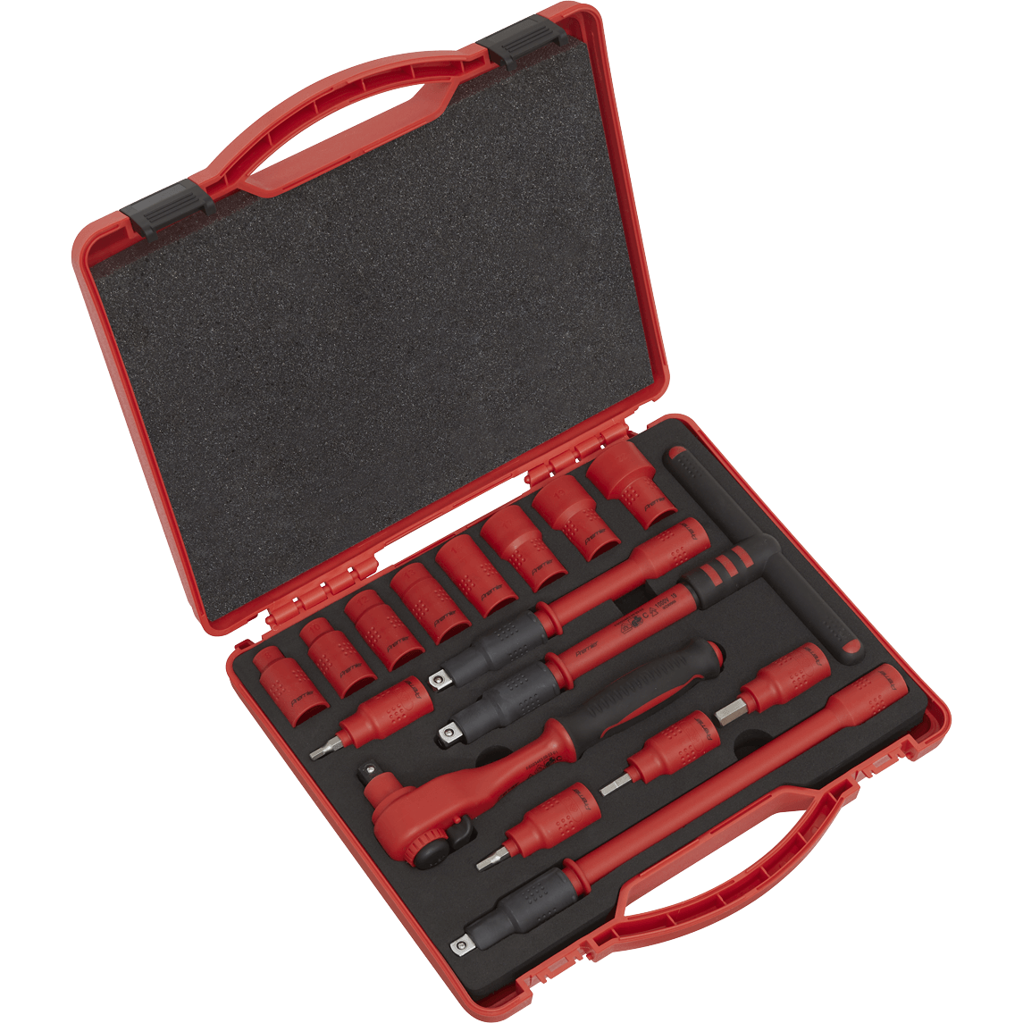 Sealey 16 Piece 3/8" Drive VDE Insulated Hexagon Socket Set Metric 3/8" Price Comparisons | Compare The Build