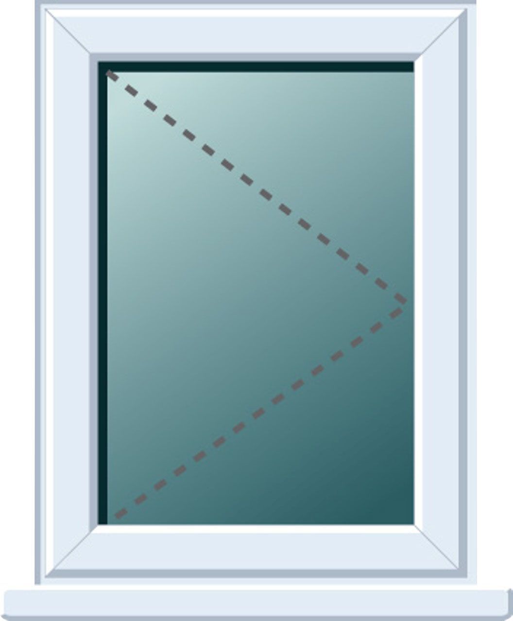 Frame One White Pvcu Rh Side Hung Window (H)820mm (W)620mm Price Comparisons | Compare The Build