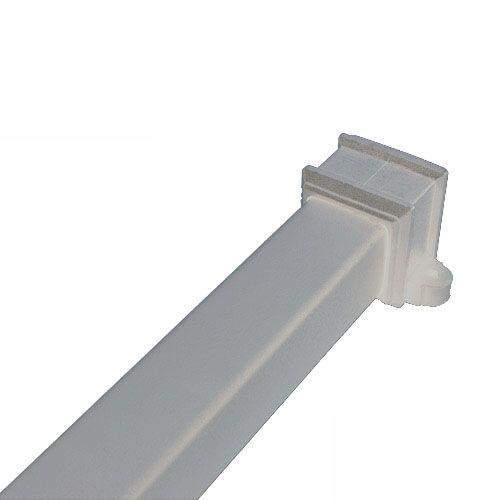 Cascade Cast Iron Style 65mm x 1.8m Socketed Pipe With Lugs - White Plastic BR5018LCI/WH Price Comparisons | Compare The Build