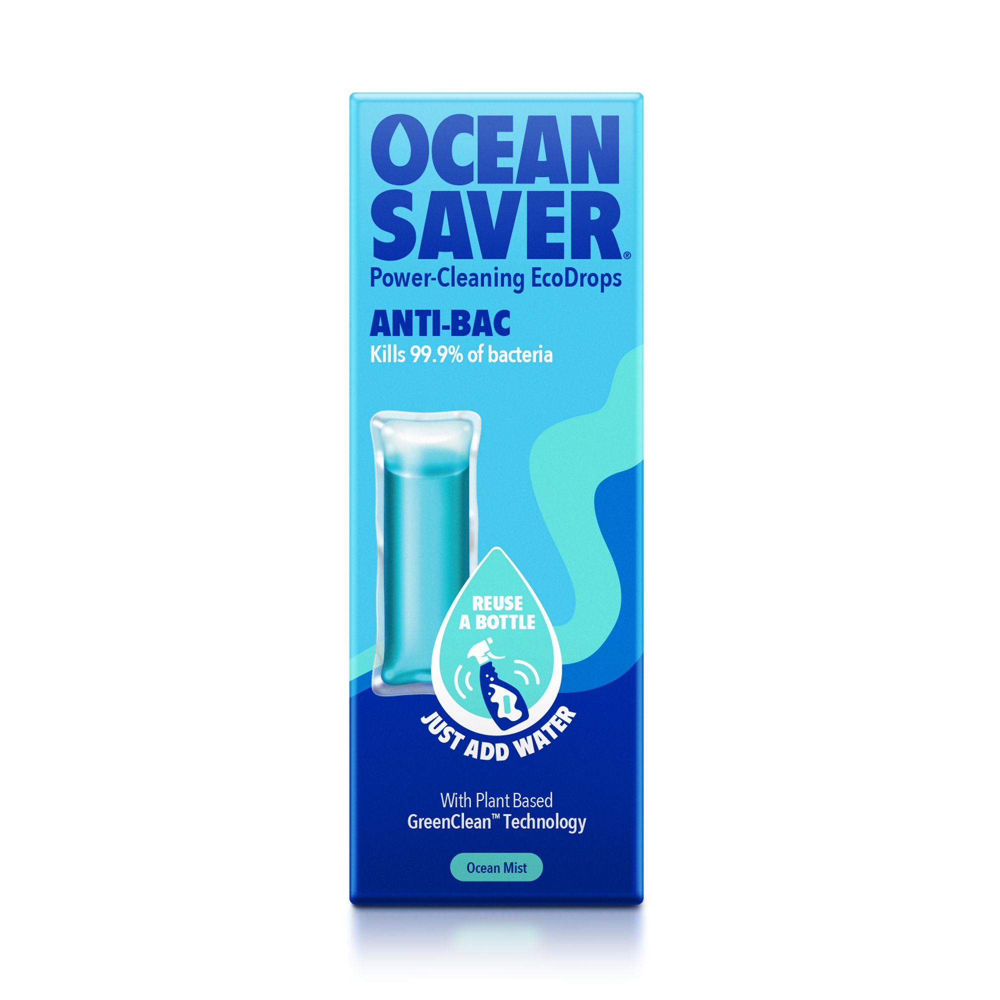 Oceansaver Ecodrops Concentrated Ocean Mist Anti-Bacterial Multi-Surface Cleaning Spray, 10G Price Comparisons | Compare The Build