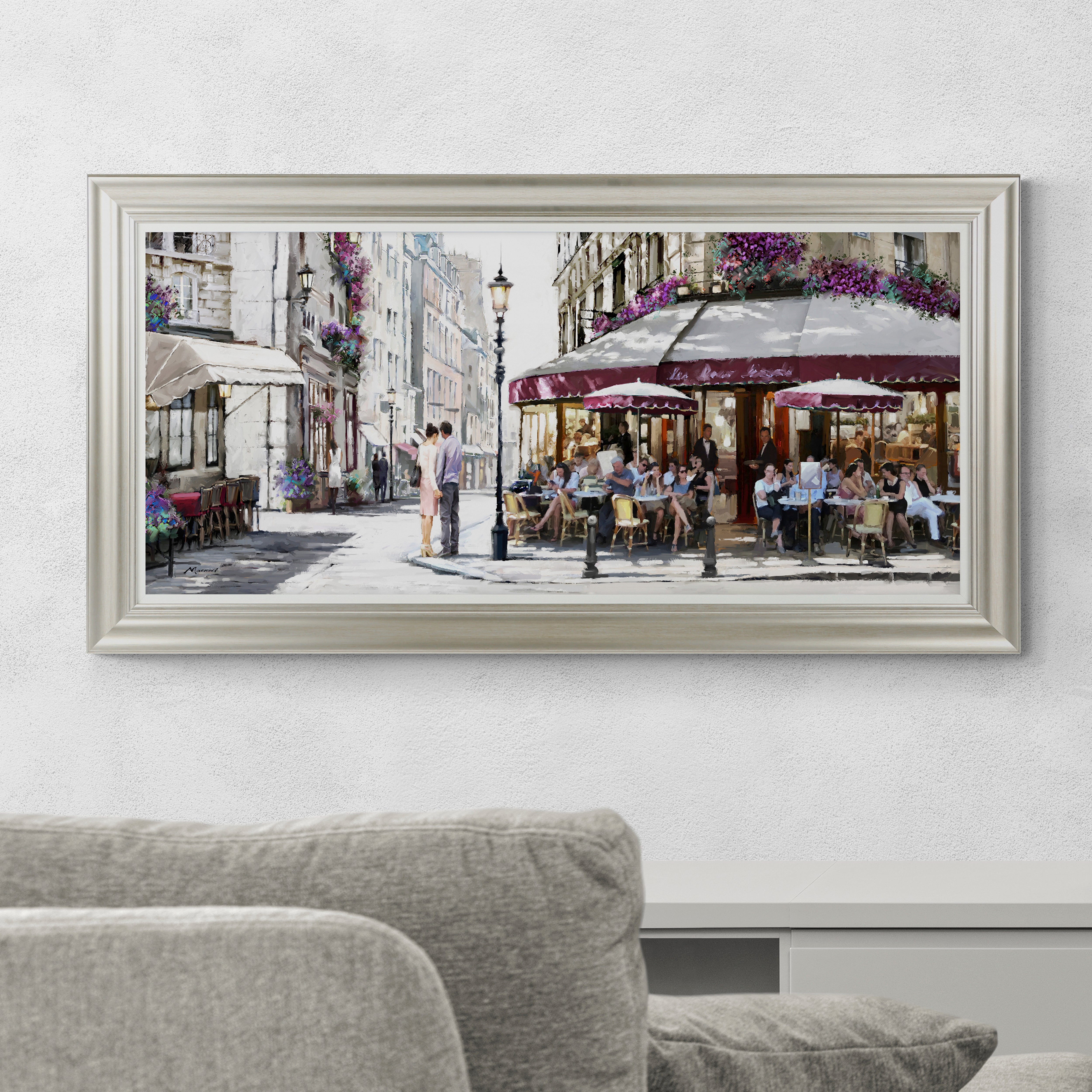 Corner Cafe by Richard Macneil Framed Print MultiColoured Price Comparisons | Compare The Build