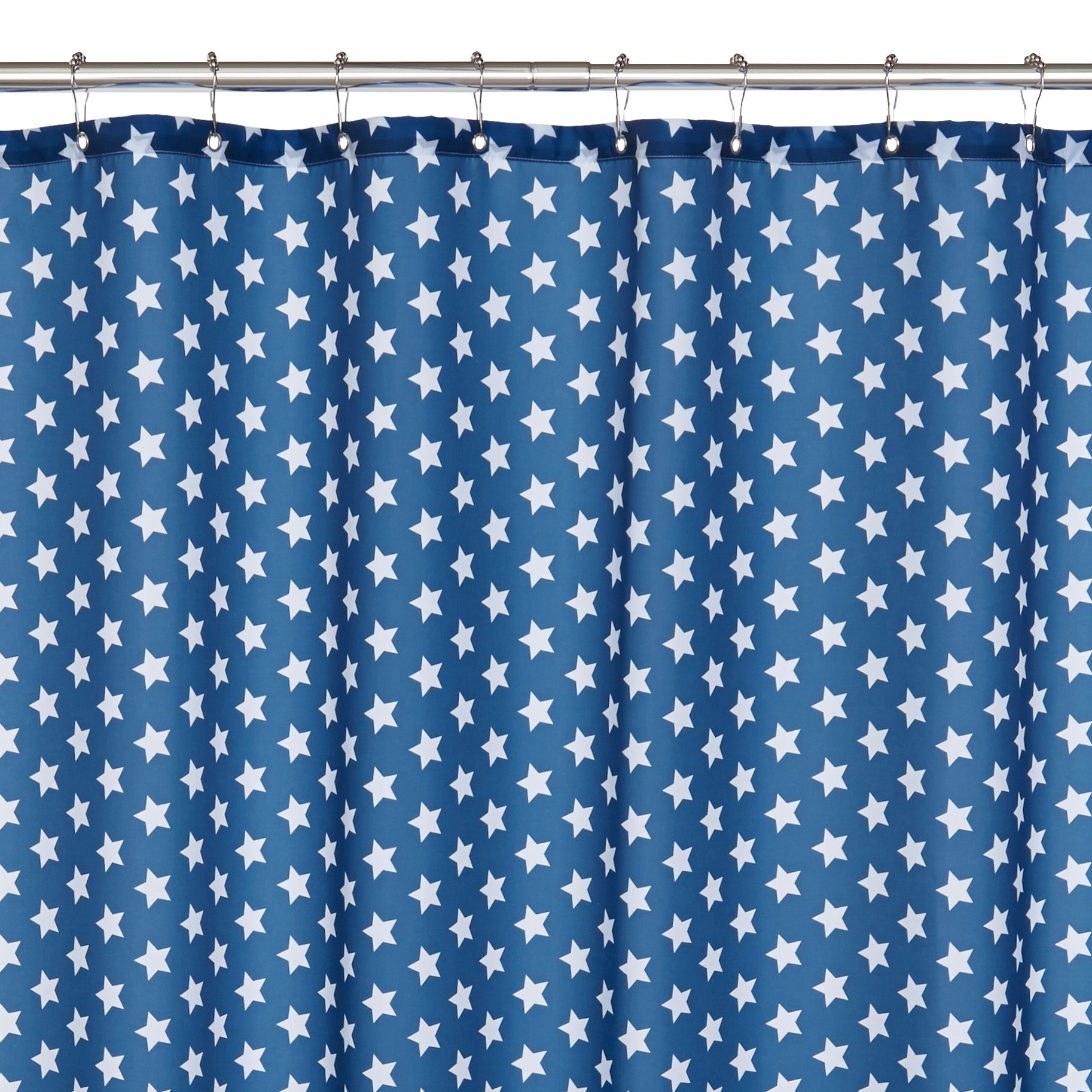 Blue Stars Shower Curtain (L)1800 mm Price Comparisons | Compare The Build