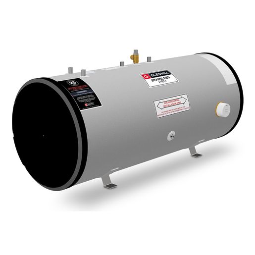 Gledhill Stainless Pro Indirect Horizontal 180L Hot Water Cylinder - PLUIN180H Price Comparisons | Compare The Build
