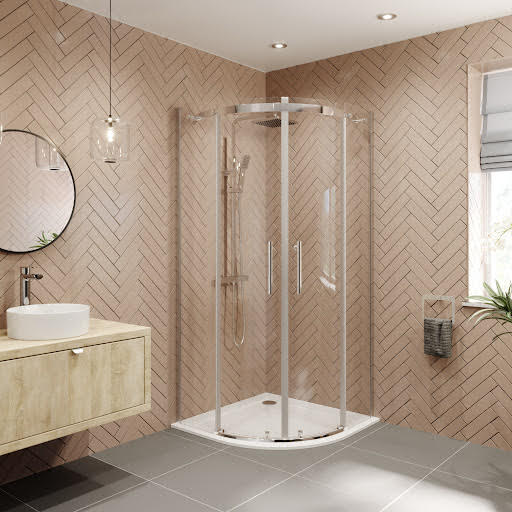 Diamond Frameless Quadrant Shower Enclosure 800mm - 8mm Price Comparisons | Compare The Build
