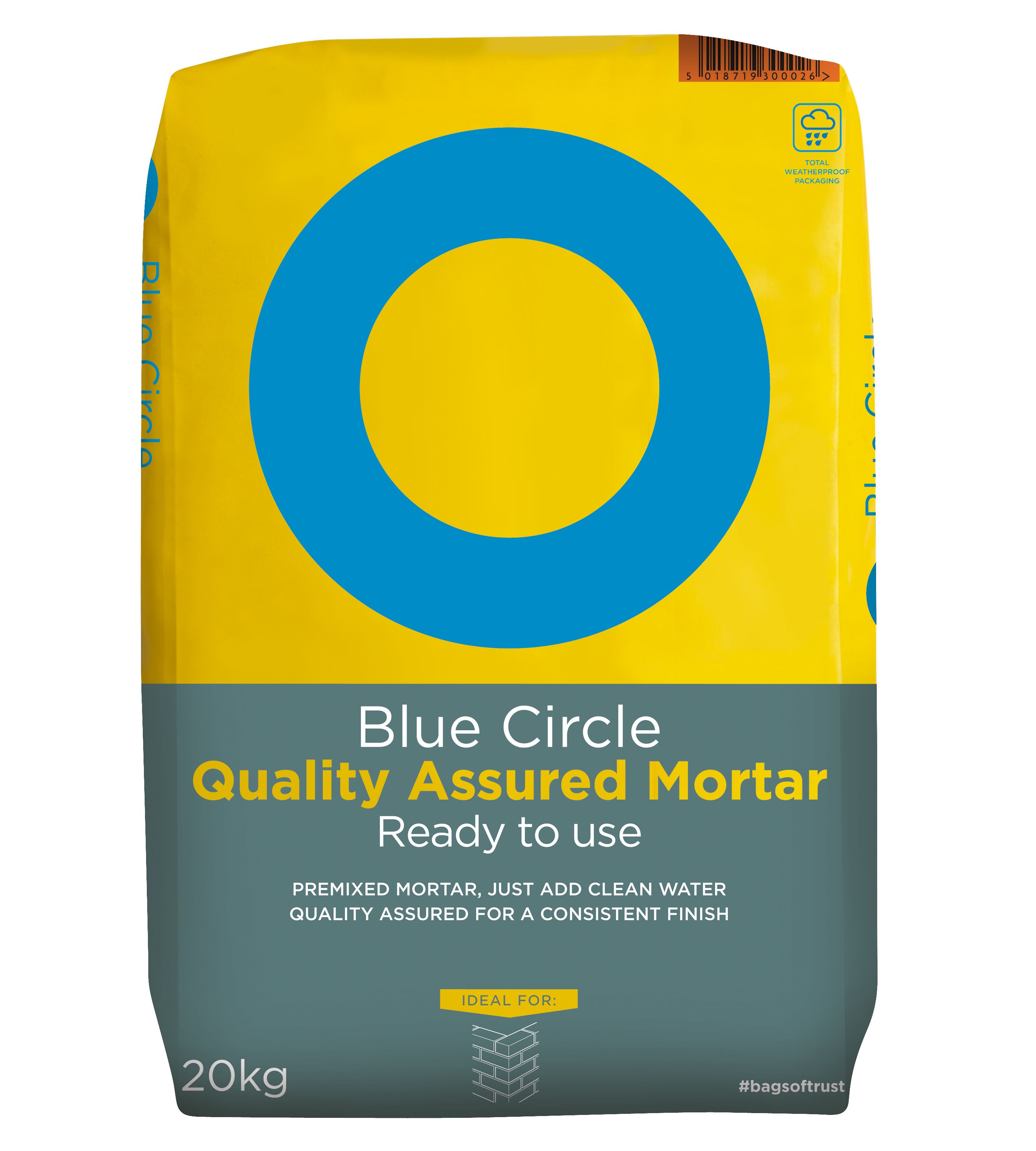 Blue Circle Quality Assured Ready Mixed Mortar, 20Kg Bag Price Comparisons | Compare The Build