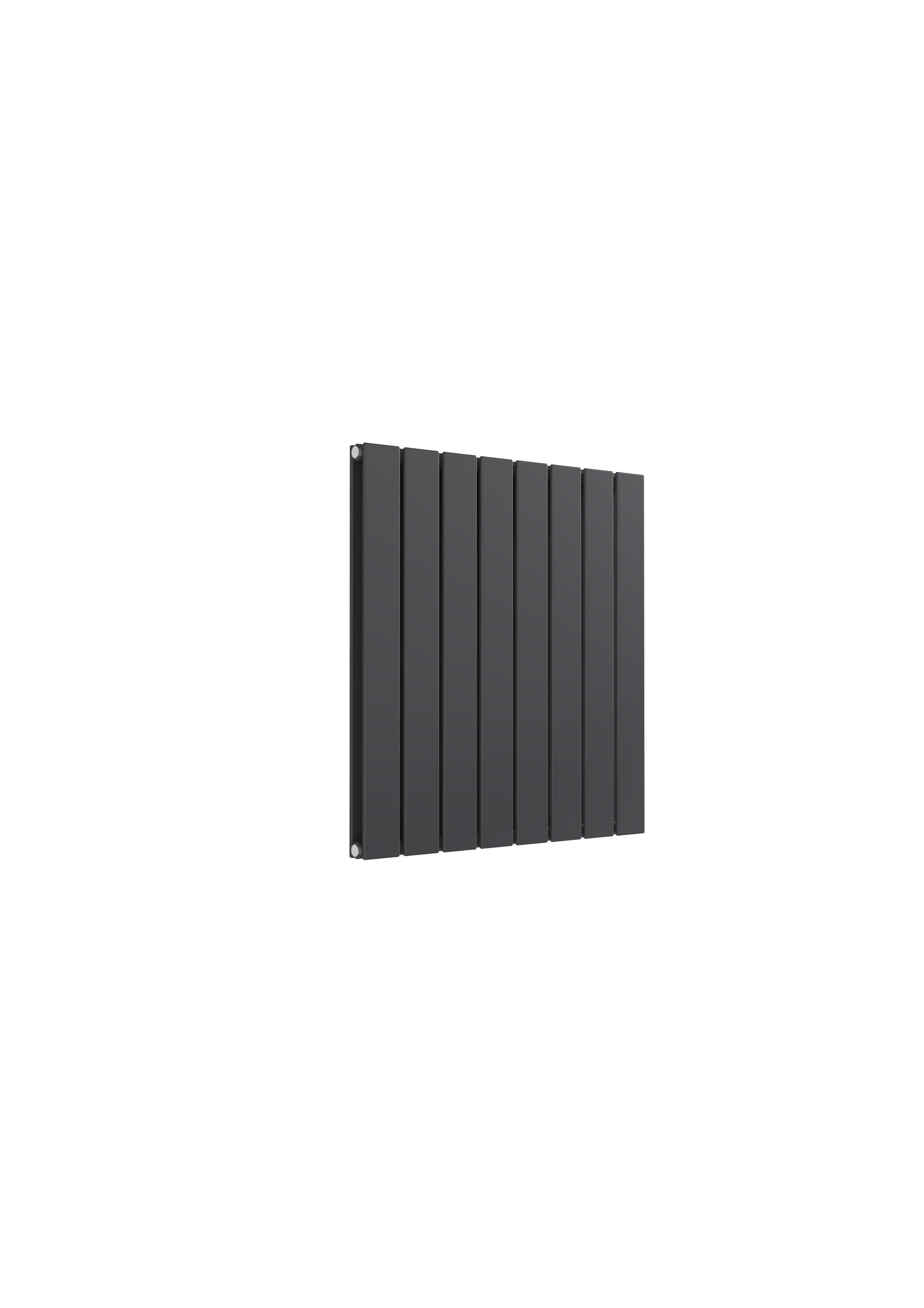 Reina Flat Horizontal Designer Radiator, Anthracite, 600mm x 588mm Price Comparisons | Compare The Build