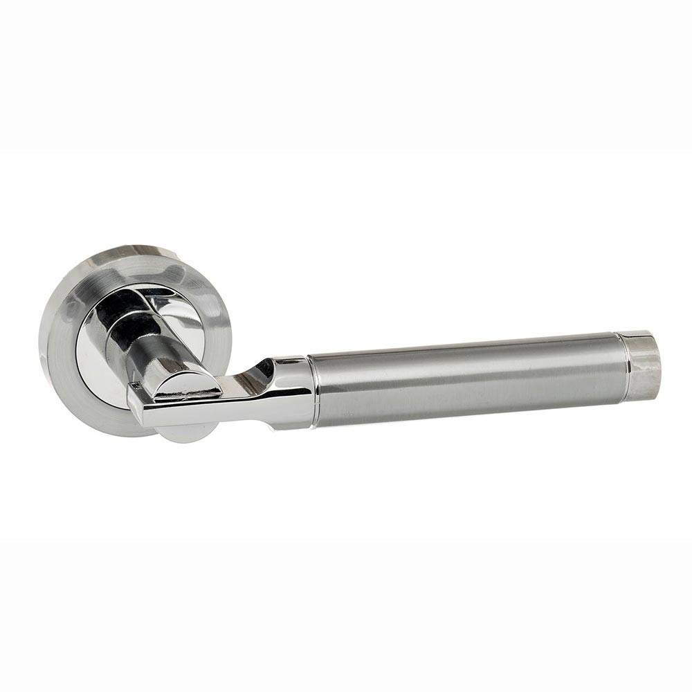 Atlantic STATUS Dakota Lever on Round Rose - Polished Chrome / Satin Chrome Atlantic UK S36RSCPC Price Comparisons | Compare The Build